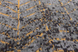 Louis de Poortere mad men jacobs ladder 8422 broadway glitter Grey, Multicoloured Living Room Flat Weave Rug.