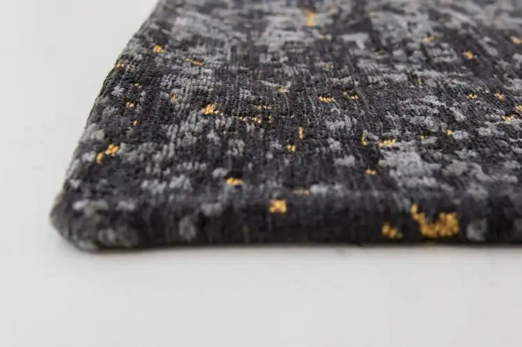 Louis de Poortere mad men jacobs ladder 8422 broadway glitter Grey, Multicoloured Living Room Flat Weave Rug.