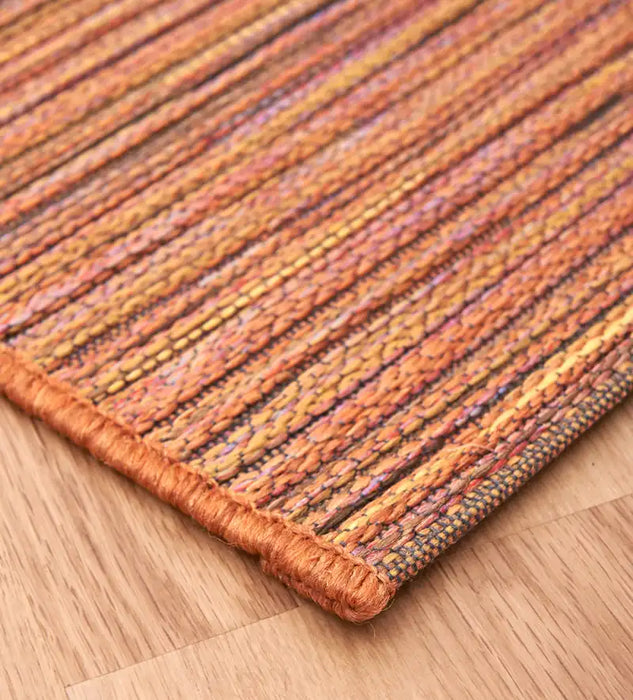 Mastercraft brighton 098 0122 8000 99 Orange Living Room Flat Weave Rug.