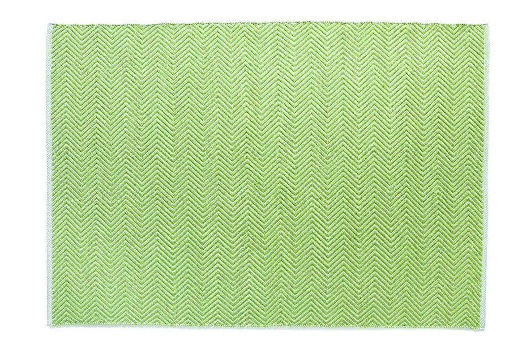 Origins hug rug woven herringbone green Green Living Room Flat Weave Rug.