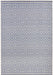 NorthRugs meadow raute blue cream Blue Living Room Striped Rug.