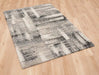 Mastercraft mehari 023 0182 6258 Grey, Beige, Ivory, Multicoloured Living Room Shaggy Rug.