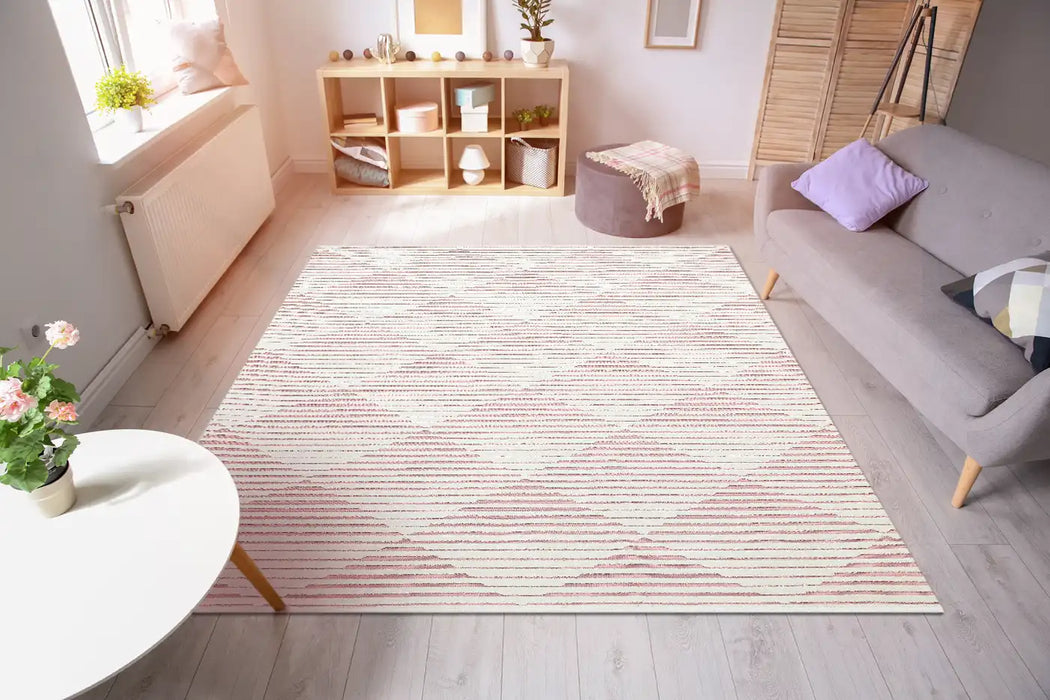 Concept Looms jazz rama jaz11 rose Pink Outdoor  Geometric Rug.