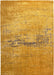 Louis de Poortere mad men griff 8550 liberty gold Yellow Living Room Flat Weave Rug.