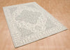 Asiatic bronte smoke cream Grey, Ivory Living Room Wool Rug.