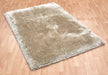 Asiatic plush pearl Ivory Living Room Shaggy Rug.
