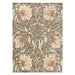 Morris & Co pimpernel aubergine 028805 Brown, Multicoloured Living Room Wool Rug.