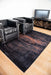 Louis de Poortere mad men griff 8925 soho copper Grey, Black, Orange Living Room Flat Weave Rug.