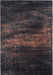 Louis de Poortere mad men griff 8925 soho copper Grey, Black, Orange Living Room Flat Weave Rug.