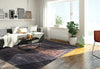 Louis de Poortere mad men griff 8925 soho copper Grey, Black, Orange Living Room Flat Weave Rug.