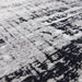 Louis de Poortere mad men 8926 black and white Black, Ivory Living Room Flat Weave Rug.