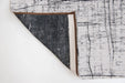 Louis de Poortere mad men 8926 black and white Black, Ivory Living Room Flat Weave Rug.
