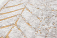 Louis de Poortere mad men jacobs ladder 8928 central yellow Grey Living Room Flat Weave Rug.