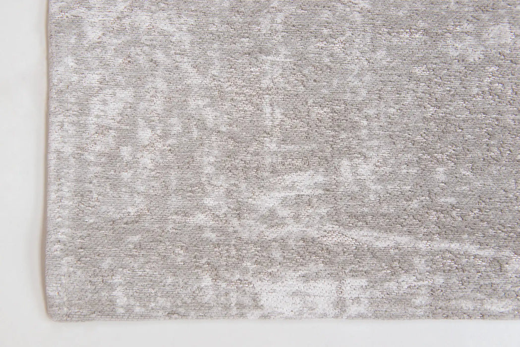 Louis de Poortere mad men jacobs ladder 8929 white plains Grey, Ivory Living Room Flat Weave Rug.