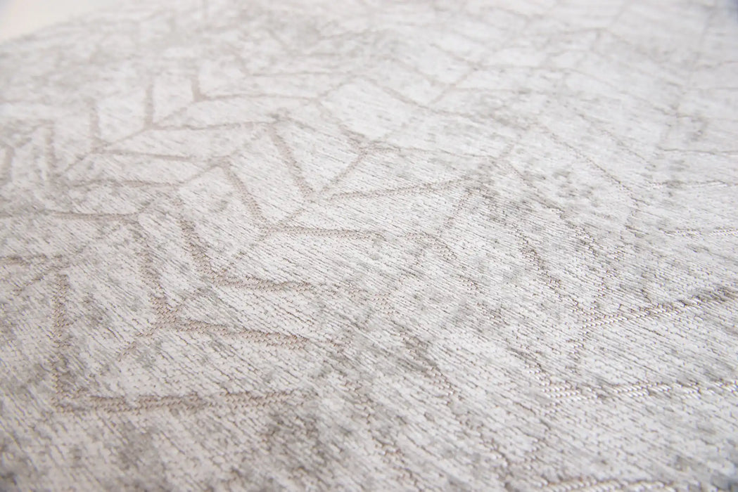 Louis de Poortere mad men jacobs ladder 8929 white plains Grey, Ivory Living Room Flat Weave Rug.