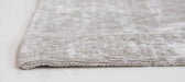 Louis de Poortere mad men jacobs ladder 8929 white plains Grey, Ivory Living Room Flat Weave Rug.