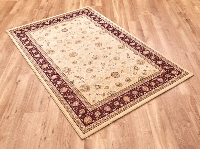 Mastercraft noble art 6529 191 Beige, Ivory, Red Living Room  Rug.