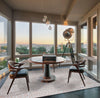 Louis de Poortere mad men jacobs ladder 8951 coppertone Grey, Orange Living Room Flat Weave Rug.