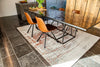 Louis de Poortere mad men griff 8956 copperfield Grey Living Room Flat Weave Rug.