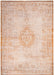Louis de Poortere fading world medallion 9067 salmon Pink Living Room Flat Weave Rug.
