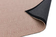 Asiatic sloan pink Pink Living Room Striped Rug.
