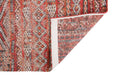 Louis de Poortere antiquarian kilim 9115 fez red Red Living Room Flat Weave Rug.