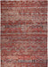 Louis de Poortere antiquarian kilim 9115 fez red Red Living Room Flat Weave Rug.