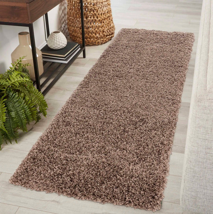 Serdim Rugs oxford 912 dark beige Beige Living Room Shaggy Rug.