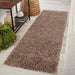 Serdim Rugs oxford 912 dark beige Beige Living Room Shaggy Rug.