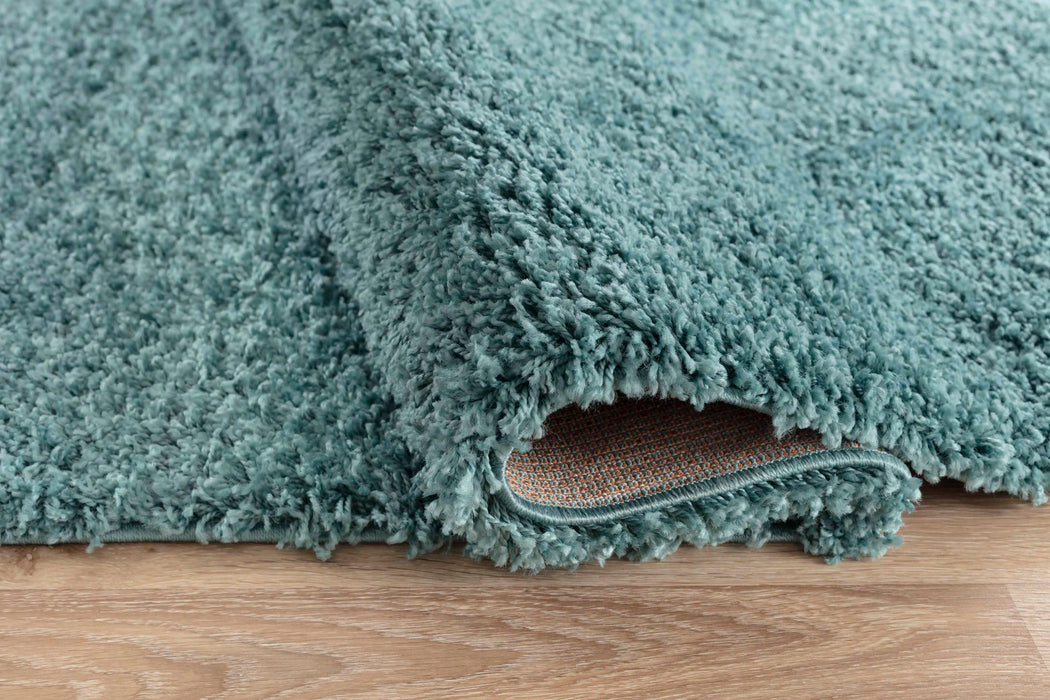 Serdim Rugs oxford 912 duck egg Blue Living Room Shaggy Rug.