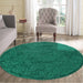 Serdim Rugs oxford 912 emerald Green Living Room Shaggy Rug.