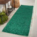 Serdim Rugs oxford 912 emerald Green Living Room Shaggy Rug.