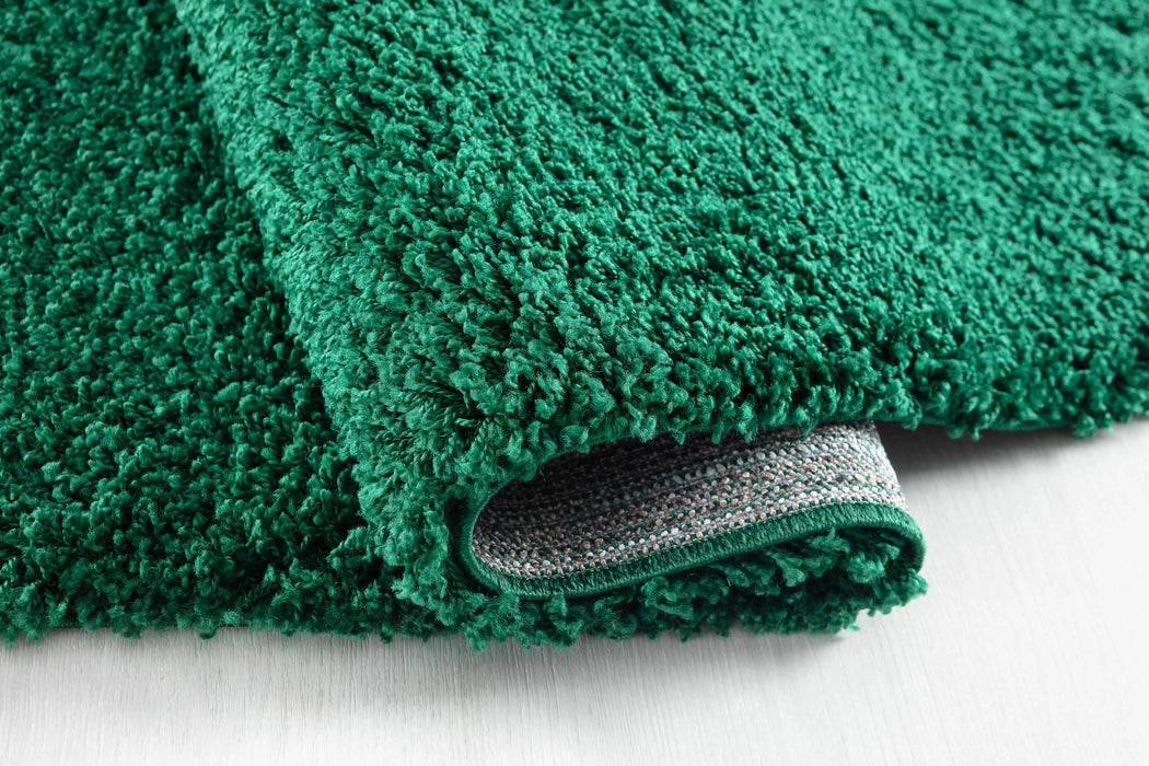 Serdim Rugs oxford 912 emerald Green Living Room Shaggy Rug.