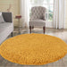 Serdim Rugs oxford 912 gold Yellow Living Room Shaggy Rug.