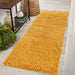 Serdim Rugs oxford 912 gold Yellow Living Room Shaggy Rug.