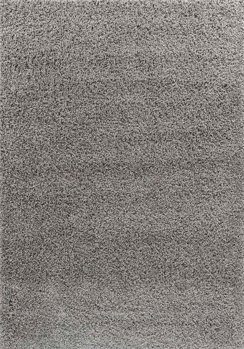 Serdim Rugs oxford 912 silver grey Grey Living Room Shaggy Rug.