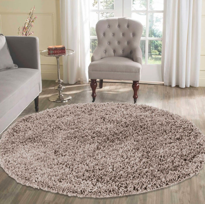 Serdim Rugs oxford 912 light beige Beige Living Room Shaggy Rug.