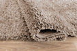 Serdim Rugs oxford 912 light beige Beige Living Room Shaggy Rug.