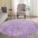 Serdim Rugs oxford 912 lilac Purple Living Room Shaggy Rug.