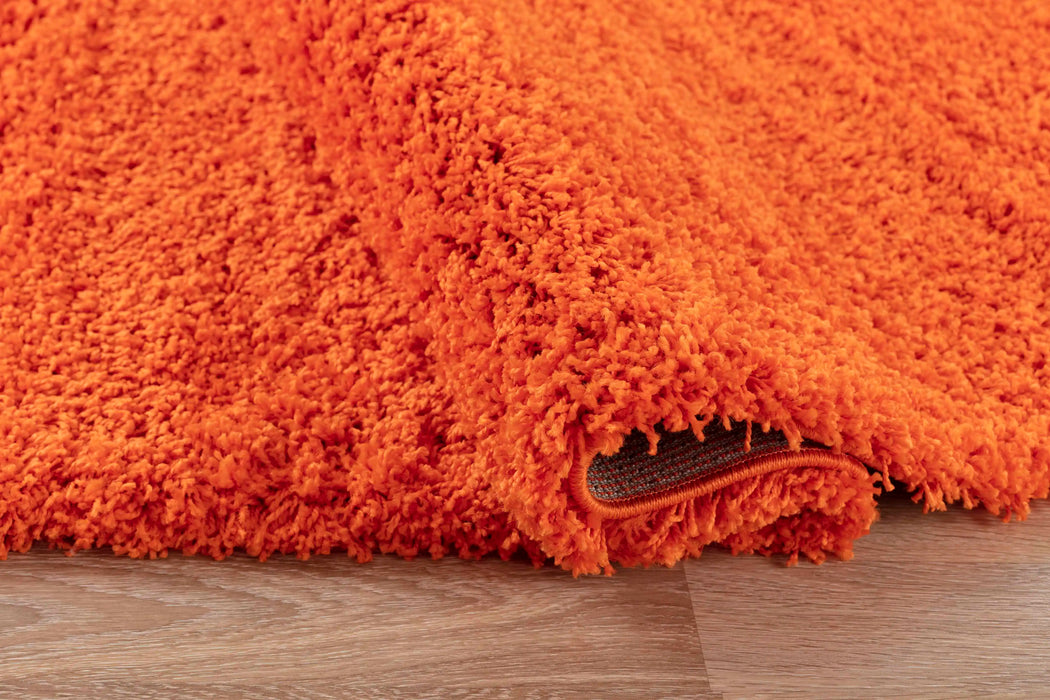 Serdim Rugs oxford 912 orange Orange Living Room Shaggy Rug.