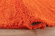 Serdim Rugs oxford 912 orange Orange Living Room Shaggy Rug.
