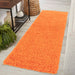 Serdim Rugs oxford 912 orange Orange Living Room Shaggy Rug.
