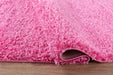 Serdim Rugs oxford 912 pink Pink Living Room Shaggy Rug.