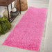 Serdim Rugs oxford 912 pink Pink Living Room Shaggy Rug.