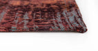 Louis de Poortere atlantic streaks 9125 nassau rose Multicoloured, Red Living Room Flat Weave Rug.