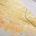 Nourison prismatic prs19 grey gold Grey, Yellow Living Room Wool Rug.