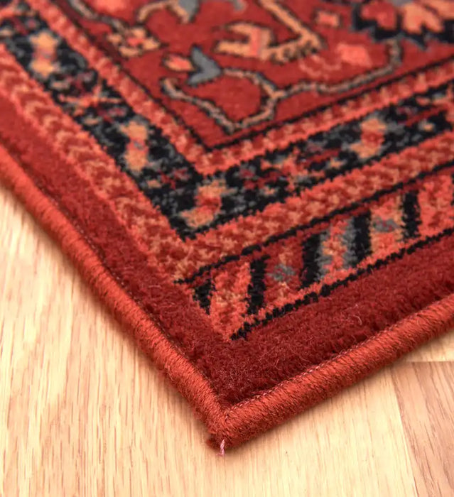 Mastercraft kashqai 4345 300 Red Living Room Wool Rug.