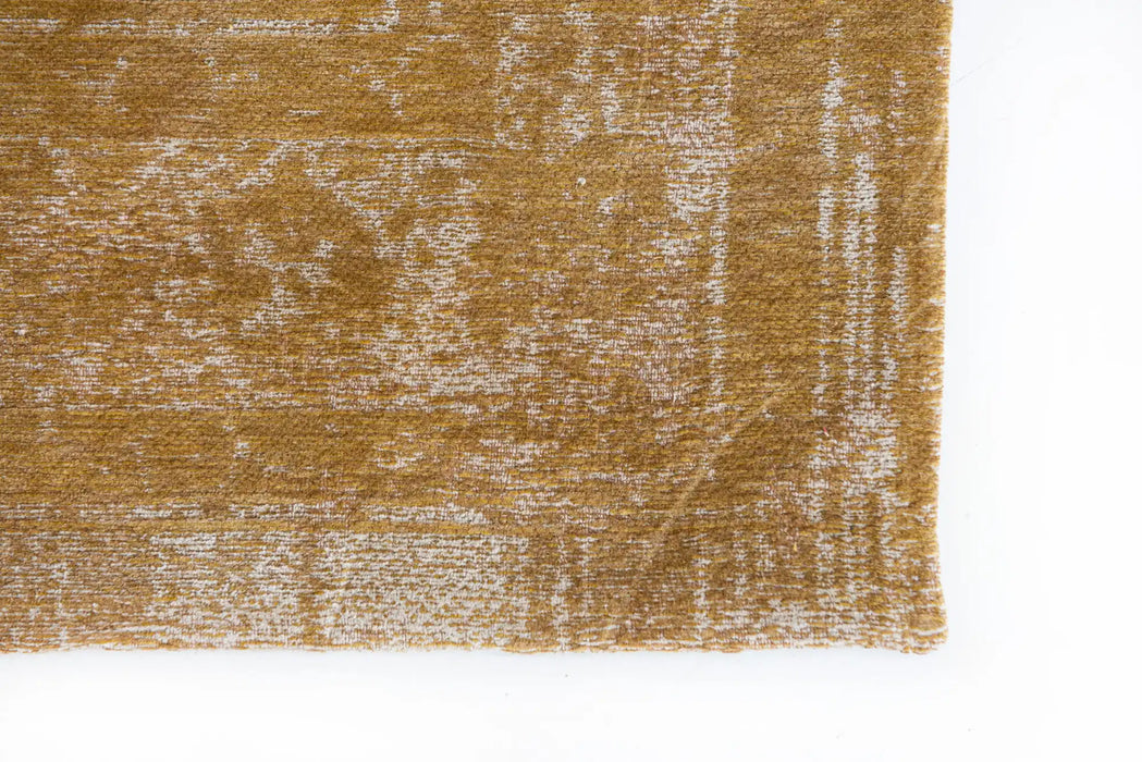 Louis de Poortere fading world medallion 9145 spring moss Yellow Living Room Flat Weave Rug.