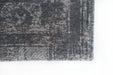 Louis de Poortere fading world medallion 9148 stone Grey Living Room Flat Weave Rug.