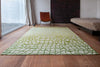 Louis de Poortere mad men dedalo 9204 republic green Green Living Room Flat Weave Rug.